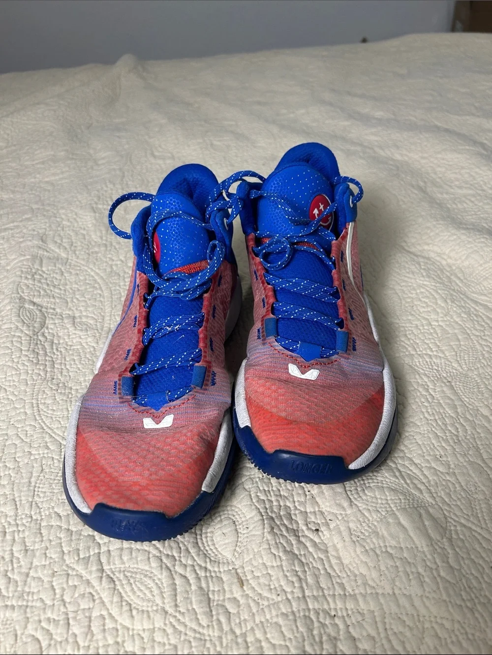 New Balance Two Wxy V2 Blue and Coral Athletic Sneakers